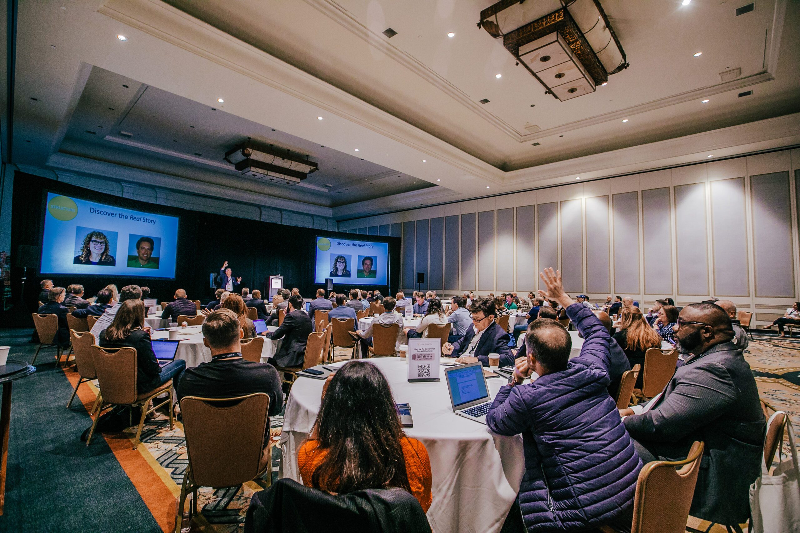 Main session at Trial School Symposium